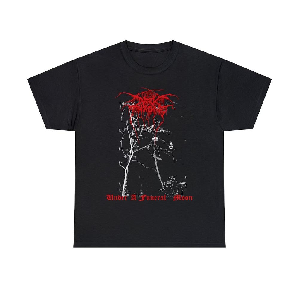 Музыкальная футболка Darkthrone For Lovers Черная хлопковая футболка Полный размер Унисекс XL