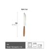 Ruhan Retro Wooden Handle Dinner Spoon