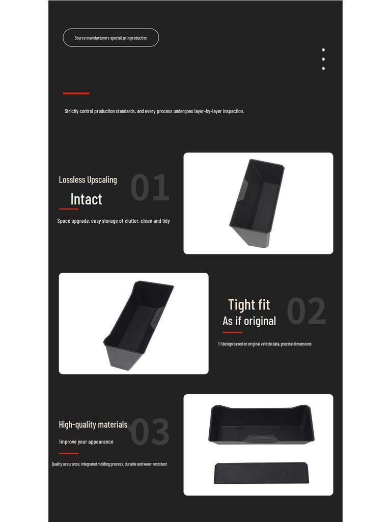 Tesla Cybertruck Under-Seat Storage Box Accessories