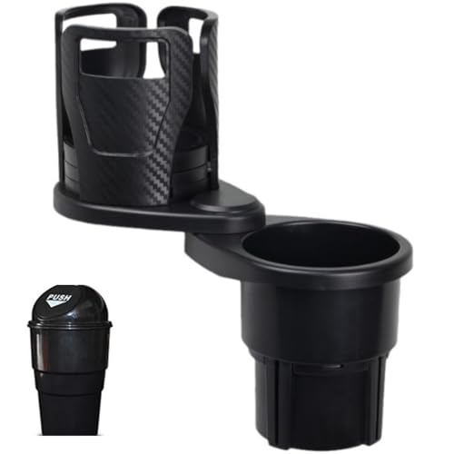 

HODAKy Автомобильный держатель для напитков, Многофункциональный автомобильный подстаканник, 2 в 1 Автомобильный держатель для напитков, Подходит для напитков различной формы, Вращение на 360°, Пепельница