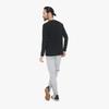 Moseupocheu Wool Soft Long Sleeve T-Shirt Men (Black)