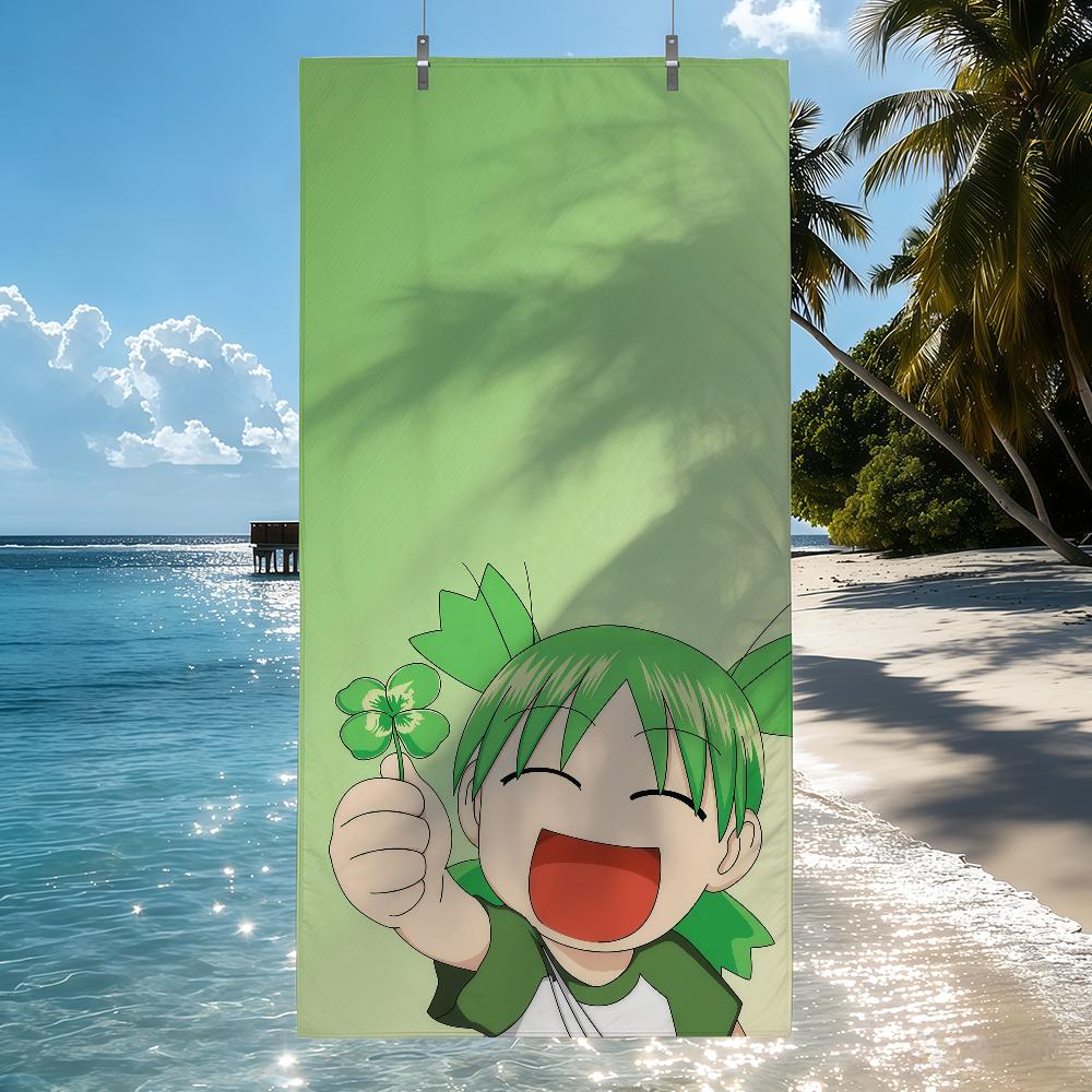 Anime Yotsuba cute Yotsuba Koiwai Towel Quick Drying Beach Towels Are Suitable For Swimming Pools Camping Yoga And The Gym