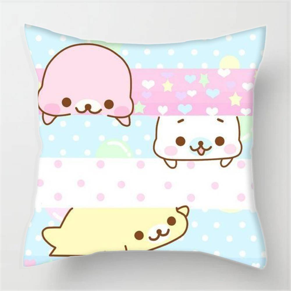 Pillowcases cushion covers living room sofas home decor gifts Anime M-Mamegoma Kawaii  cute