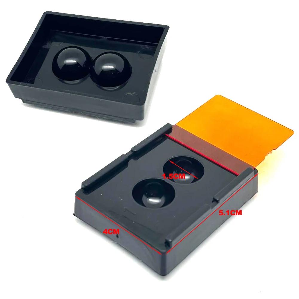 1/5pcs Dental Shading Light Box 2 Holes Composite Resin Mixing Light-proof Storage Hading Color Toning Case Dentist Material