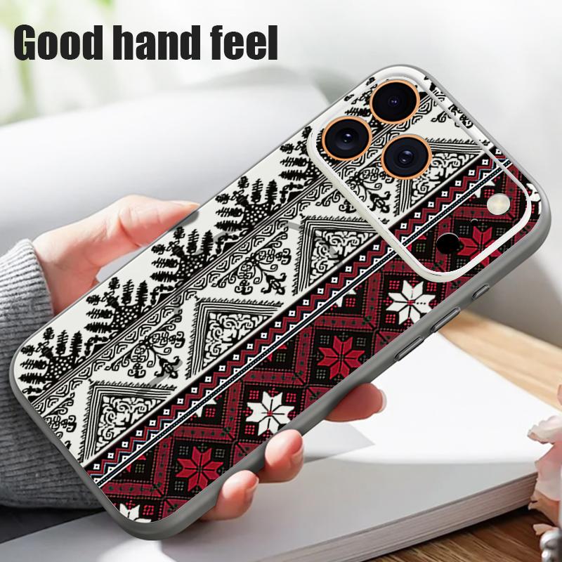 Magnetic For Magsafe Case For iPhone 17 Pro Max European-style Vintage Pattern Skin Feeling Cover For iPhone 16 15 14 13 Pro Max