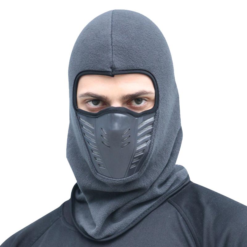 

Зимняя шапка Ветрозащитная мотоциклетная маска для лица Шапка Шея Шлем Шапки Бини Унисекс Gray