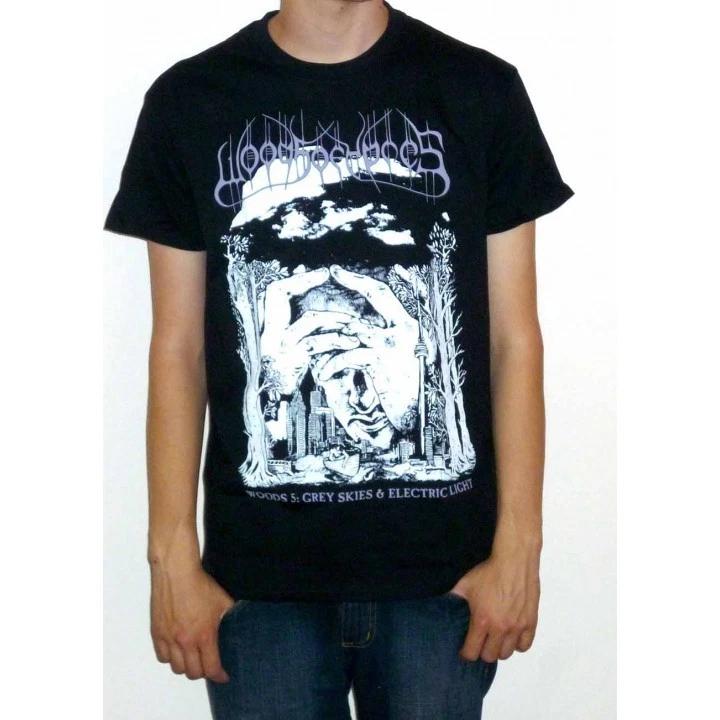 Woods Of Ypres  Woods 5: Grey Skies & Electric Light  100% Cotton T-shirt Mens Tees Top - NEW OFFICIAL 4XL