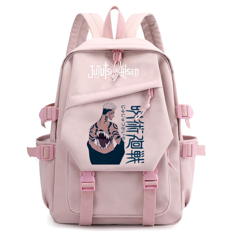 Anime Student Kawaii Backpack Kaisen Light Weight Bags Backpack for Boys Girls Hildren Back To School Schoolbag