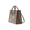 Gucci X Disney Donald Duck Print Large Capacity Canvas And Leather Tote Bag Men Tote Bags Ebony 648134-2N0AT-8679