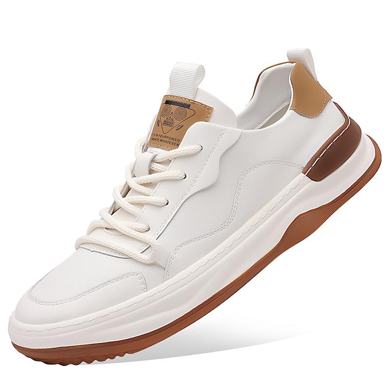 High Quality Man Luxury Designers Outdoor Sneakers Fashion Comfy Casual Leather Walking Shoes Antiskid Flat Tenis Masculino Shoe
