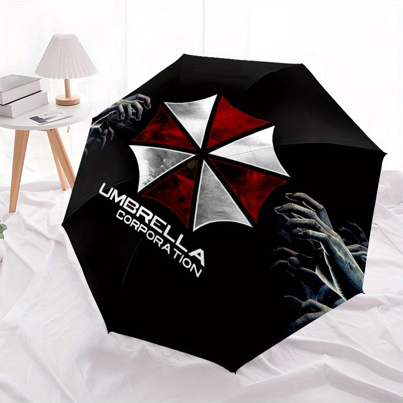 Umbrella Corporation Logo Aufkleber - Offizielles MerchandiseUmbrellaTragbarer 3-fach Kompakter Regenschirm für Damen & Herren Geschenk