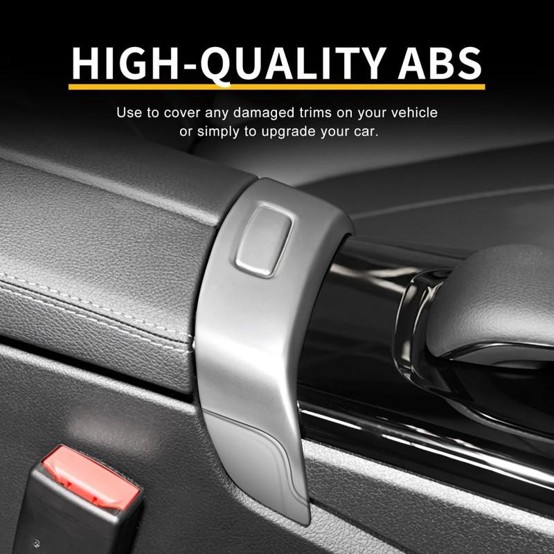 ABS Interior Decor Armrest Box Frame Sticker for Mercedes B Class W247 GLA H247 GLB X247 - Silver Precise Fit