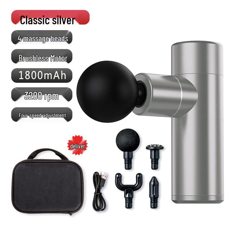 Mini Aluminum Alloy Fascia Massage Gun