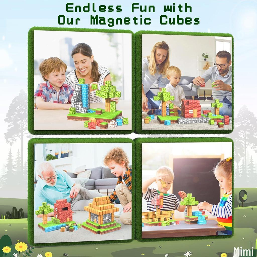 My Forest World Magnetic Cubes: Educational STEM Building Blocks