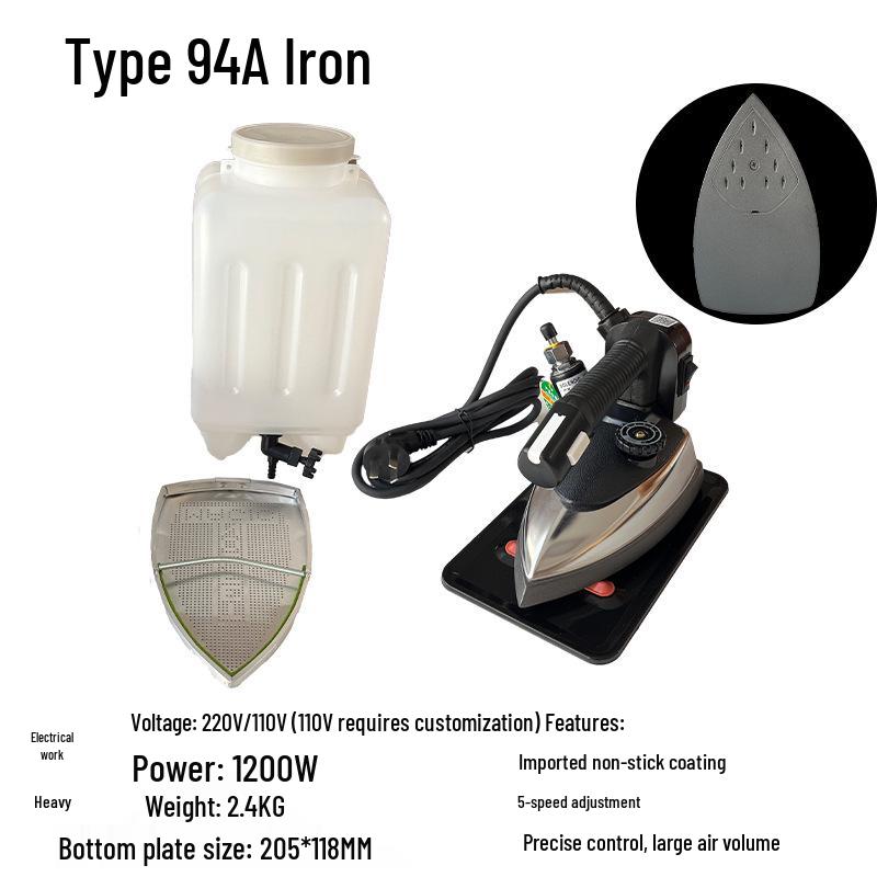 Oryginalne Platinum Dragon 94A Podwójna Para 1200W Przemysłowe Żelazko Elektryczne do Ubrań i Zasłon