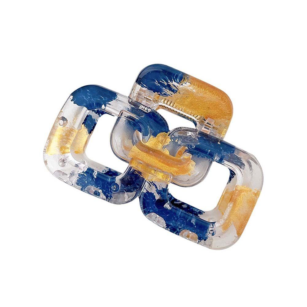 

Акриловые контрастные простые женские заколки для волос в корейском стиле, шпильки, крабы для волос, украшения для волос королевский синий