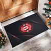 Manchester United FC Soccer Football Pattern Soft Area Rug Non Slip Indoor Floor Carpet Sports Decor Mat for Bedroom