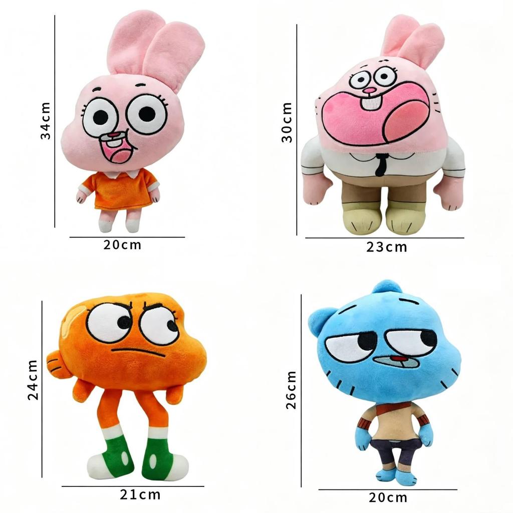 The Amazing World Of Gumball Plush Toy With Crystal Soft Material For Collectors And Kids