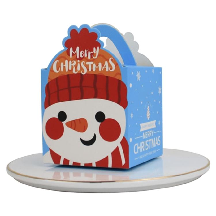 Christmas Goody Gift Boxes Xmas Treat Boxes Paper Candy Boxes for Kids Party