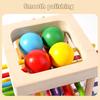 1 Set Wooden Stick Tower Dice Game Fine Motor Focus Training Colorful Stick Counting Math Educational Board Game Toddlers Boys Girls Gift