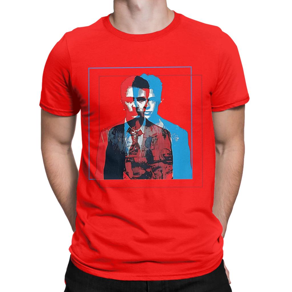 Fight Club Unisex T Shirt Funny Tees Short Sleeve O Neck Tshirts Cotton Gift Idea Clothes
