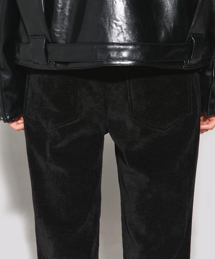 Weseullihyuseuteon Vesper Tape Detail Boots Cut Pants Black