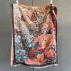 Design Oil Floral Printde Cashmere Scarf Women Winter Pashmina Shawls And Wraps Thick Warm Bufanda Stoles Blanket Luxury
