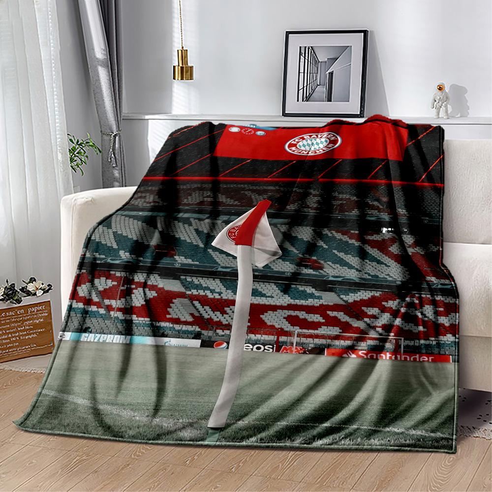Bayern Munich Blanket Warmthful Decor Perfect for Bedding Chair Livingroom for All Seasons Stylish Decor Ideal Gift For Birthday Valentine'S Day