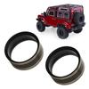 2PCS 1.9in Beadlock Wheel  s with Hole     Replacement for   SCX10 II 90046 1Celsius10 RC Crawler