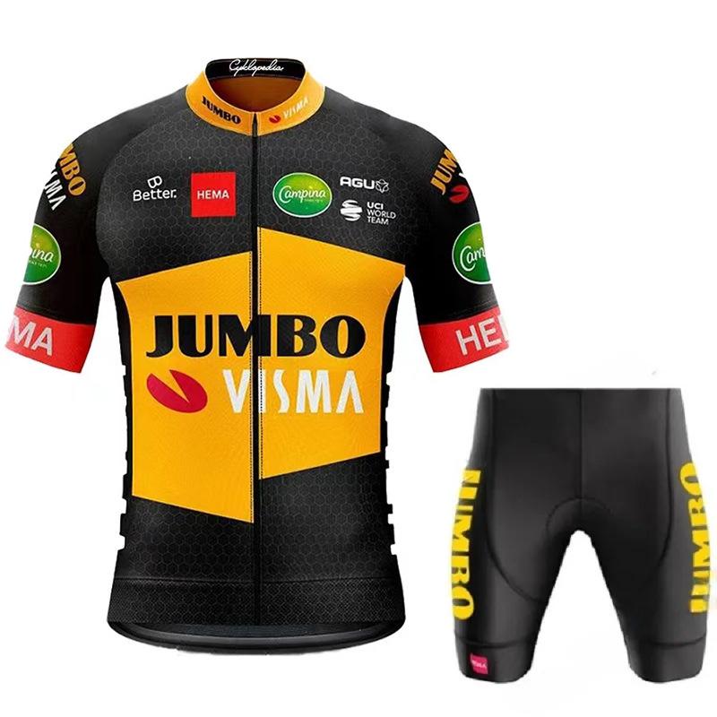 New Tour De France Cycling Suit Short-sleeved Suit Summer Men's and Women's Road Cycling Suit Breathable Bicycle Shirt