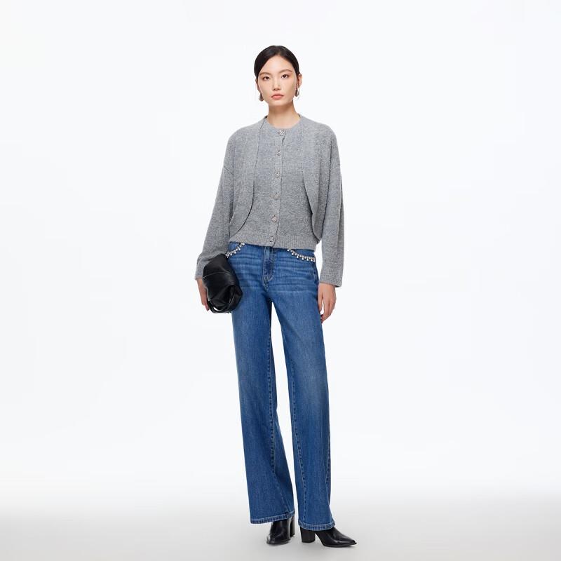 Veromoda 2025 A/W V-Neck Two-Piece Knit Top