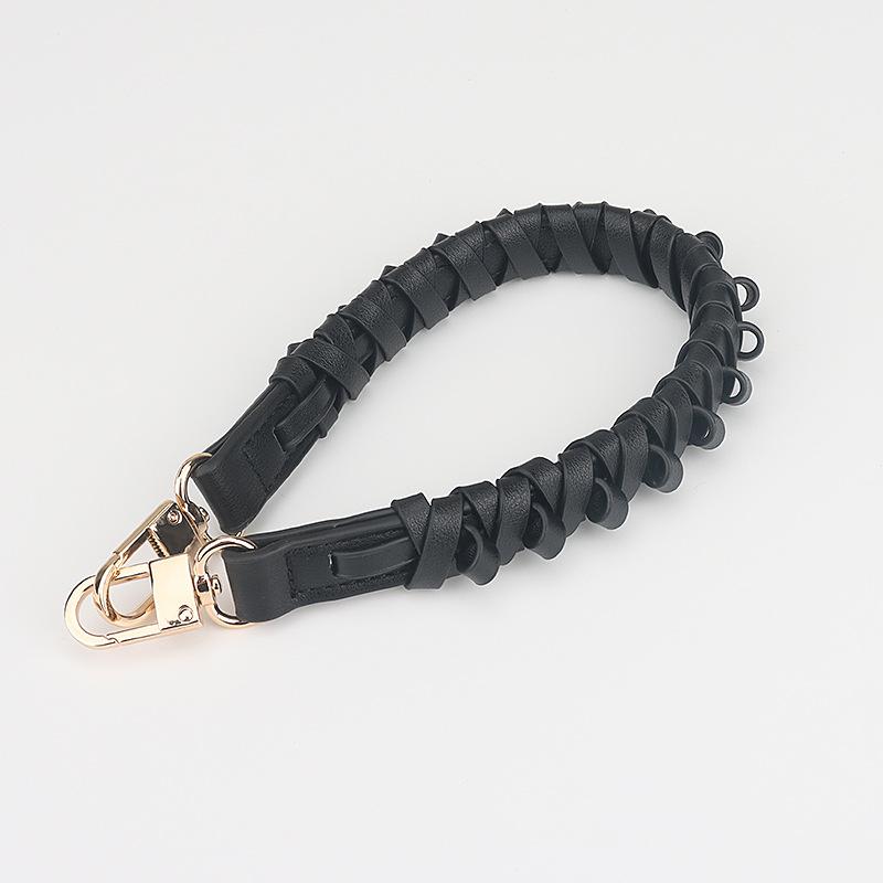 Braided Leather Replacement Handles Purses Straps Handbags Shoulder Bag Strap for Women Bucket Tote Clutch DIY Bag Accessories
