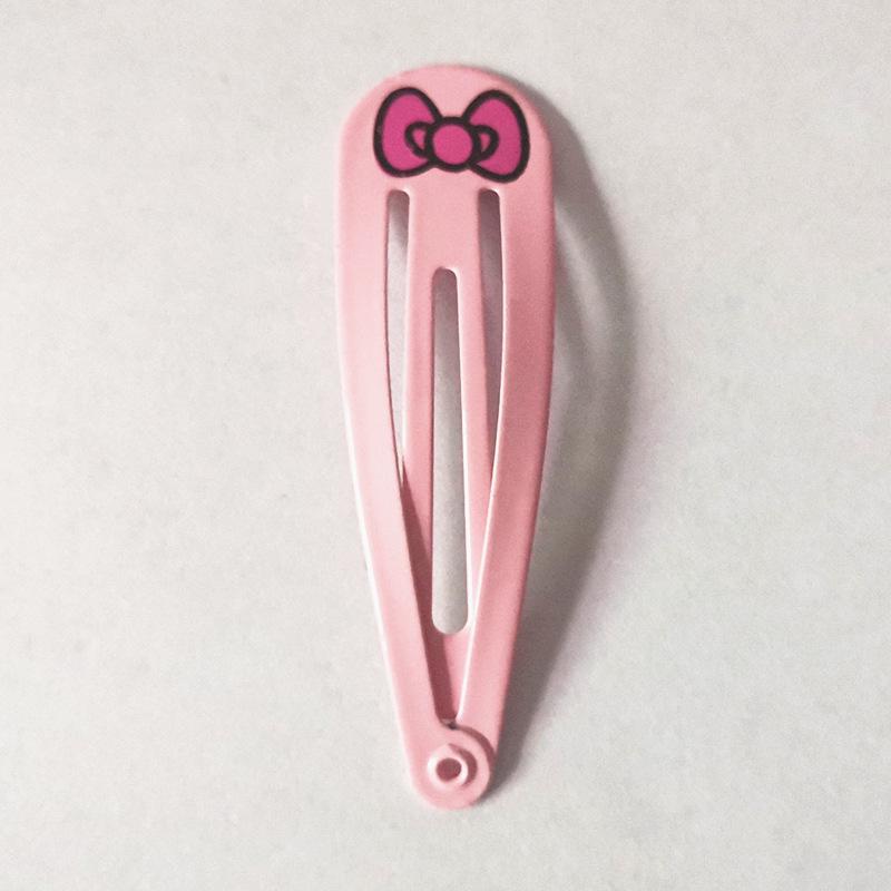 Trendy Kids' Hair Accessories: Cute Animal Metal Hair Clips & Waterdrop Print Crown Side Pins