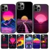 Synthwave Sun Neon 80's Coque Shell For iPhone 17 Air 15 16 14 13 12 Pro Max 11 Pro Max Plus Phone Case Cover