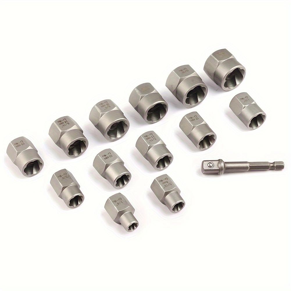 14 teile/satz Gebrochen Mutter Extractor Nahen Fliegen 3/8 Zoll Geeignet