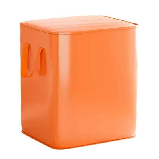 Clothing Blanket Storage Bag with Reinforced Handle Large Capacity Zipper Closure Waterproof Comforter Blanket Container