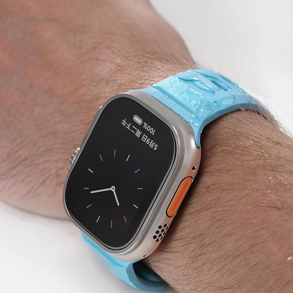 Magnetyczny pasek do Apple Watch Ultra 3/2 49mm 38 40mm 45mm 46mm 44 41mm sportowy pasek do iWatch 11 10 9 8 7 6 SE silikonowa bransoleta