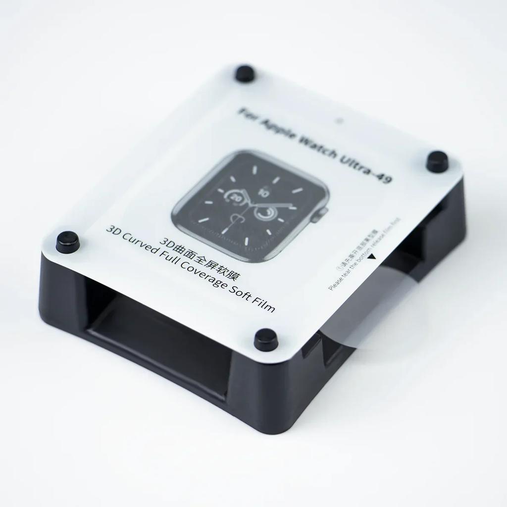 Einfach zu installierender Displayschutz für Apple Series 10 46mm 42mm / Watch Ultra 49mm / 9 8 7 6 5 4 3 SE 45mm 41mm 44mm 40mm Film