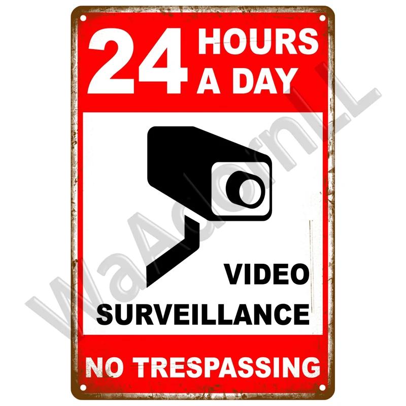 Retro Caution Metal Sign for Bar Pub Garage  Vintage Russian Warning Decor for Home Walls