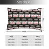 Nutella Rectangle Pillowcase Cushion Cover Decorative Bedroom Bed Home Comfort Throw Pillow