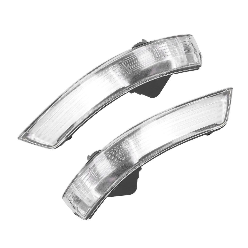 Pair of Rearview Wing Mirror Indicator Lens Turn Signal Light Cover 1538488 Fit for Ford Focus