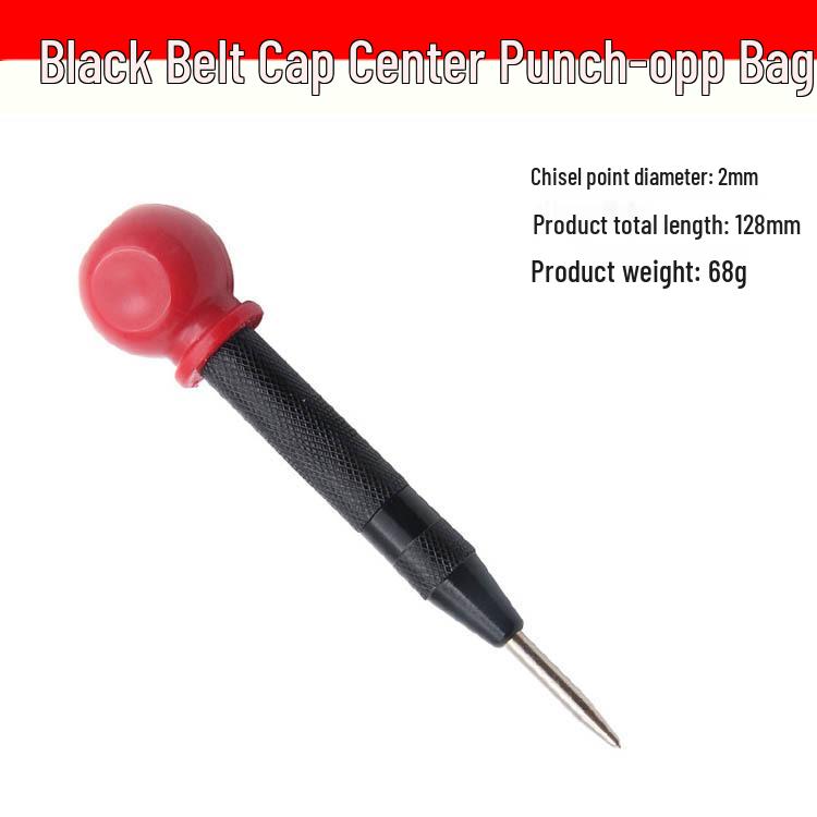 Automatic Center Punch & Emergency Window Breaker with High Hardness Metal Drill Bit