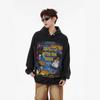 Unisex Streetwear Hoodie Mit Anime Buchstabenprint Lockerer Sitz Baumwollmischung Winter Freizeit Sweatshirt