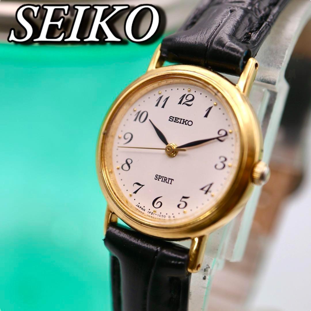 

[USED] Good condition SEIKO Gold Spirit Women s Watch 1090