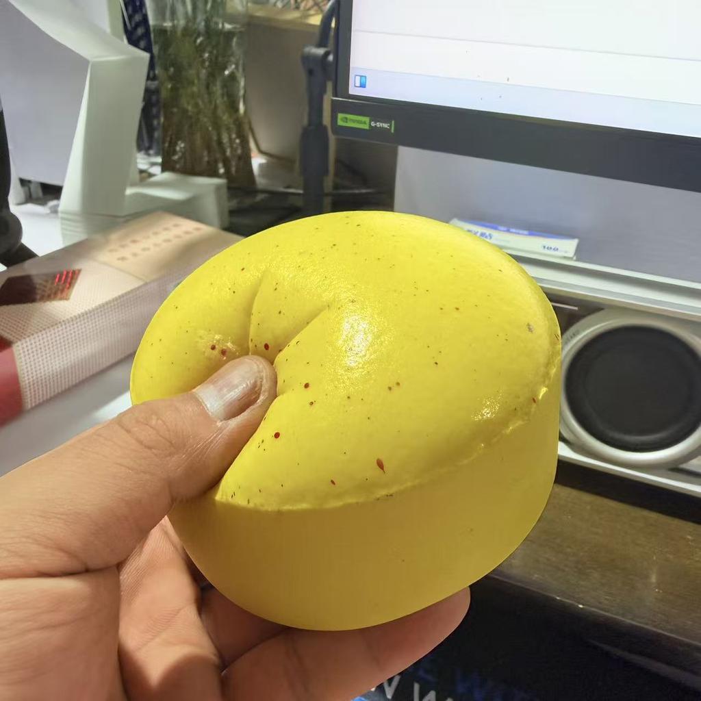 Butter Bread Squishy Toys Slow Rising Anxiety Stress Relief Squeeze Toys Sticky Bread Squishies Fidget Toys Party Favors