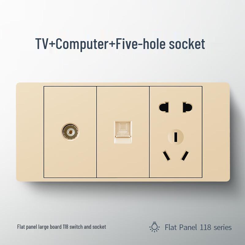 

Ruidetai 118 Type Multi-Functional Recessed Wall Panel CN plug (adapter included)