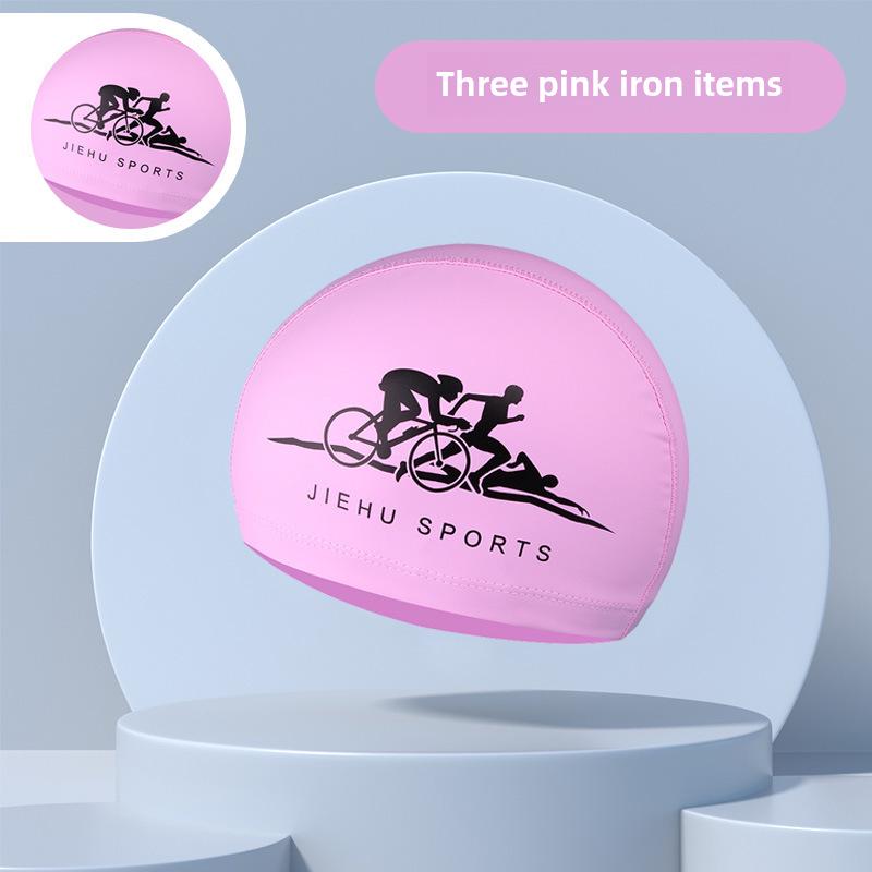 Waterproof Breathable PU Coated Adult Swimming Cap for Men & Women