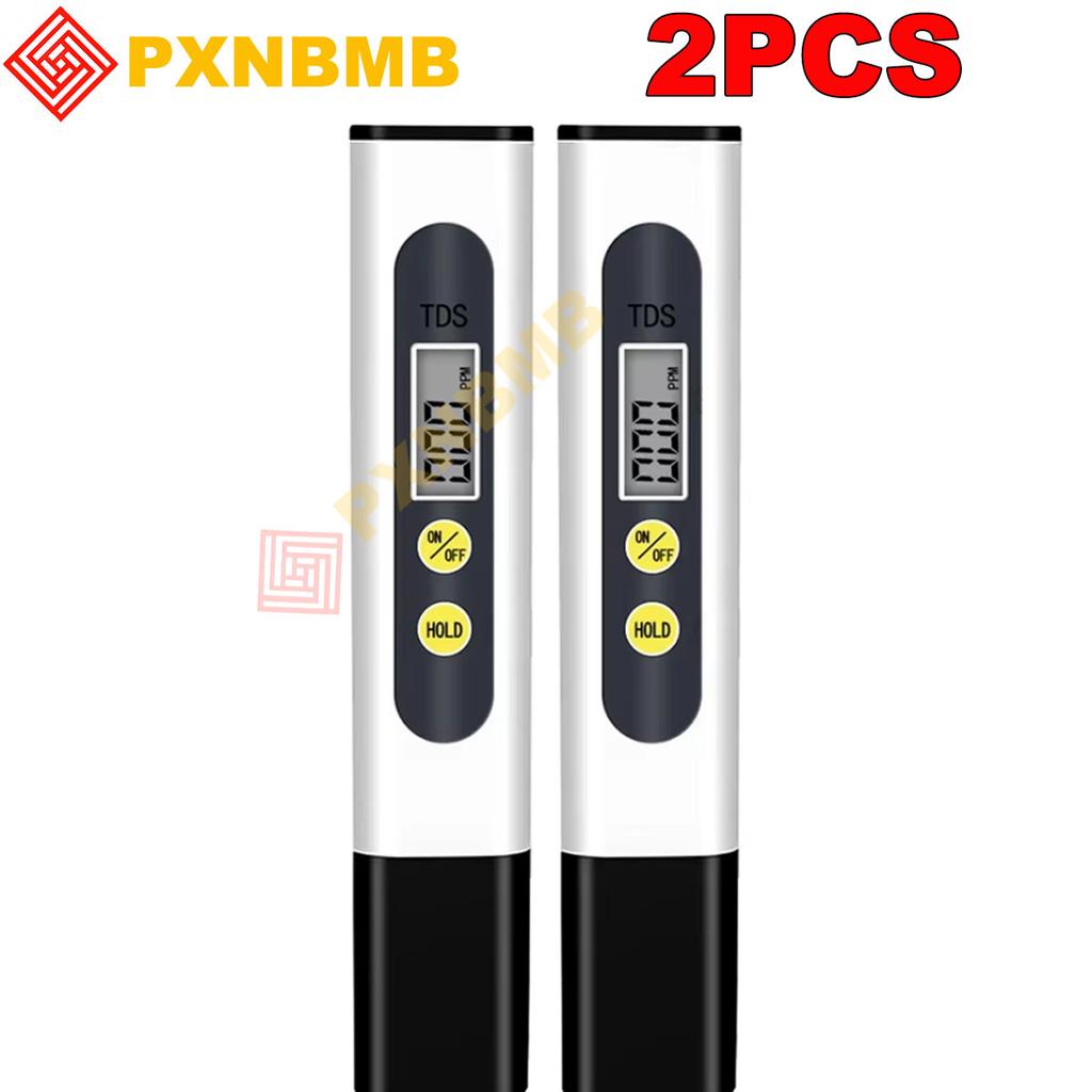 Digital Water Tester TDS Meter 3V 0-9990 PPM Water Quality Tester Pen Backlit LCD Display for Pools Drinking Water Aquariums