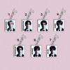1pc Keychain ID Photo Frame Pendant Jungwon Heeseung Jay Jake Sunghoon Sunoo Ni-ki Album Suit Photo Keyring for Bags Backpack Fans Gift