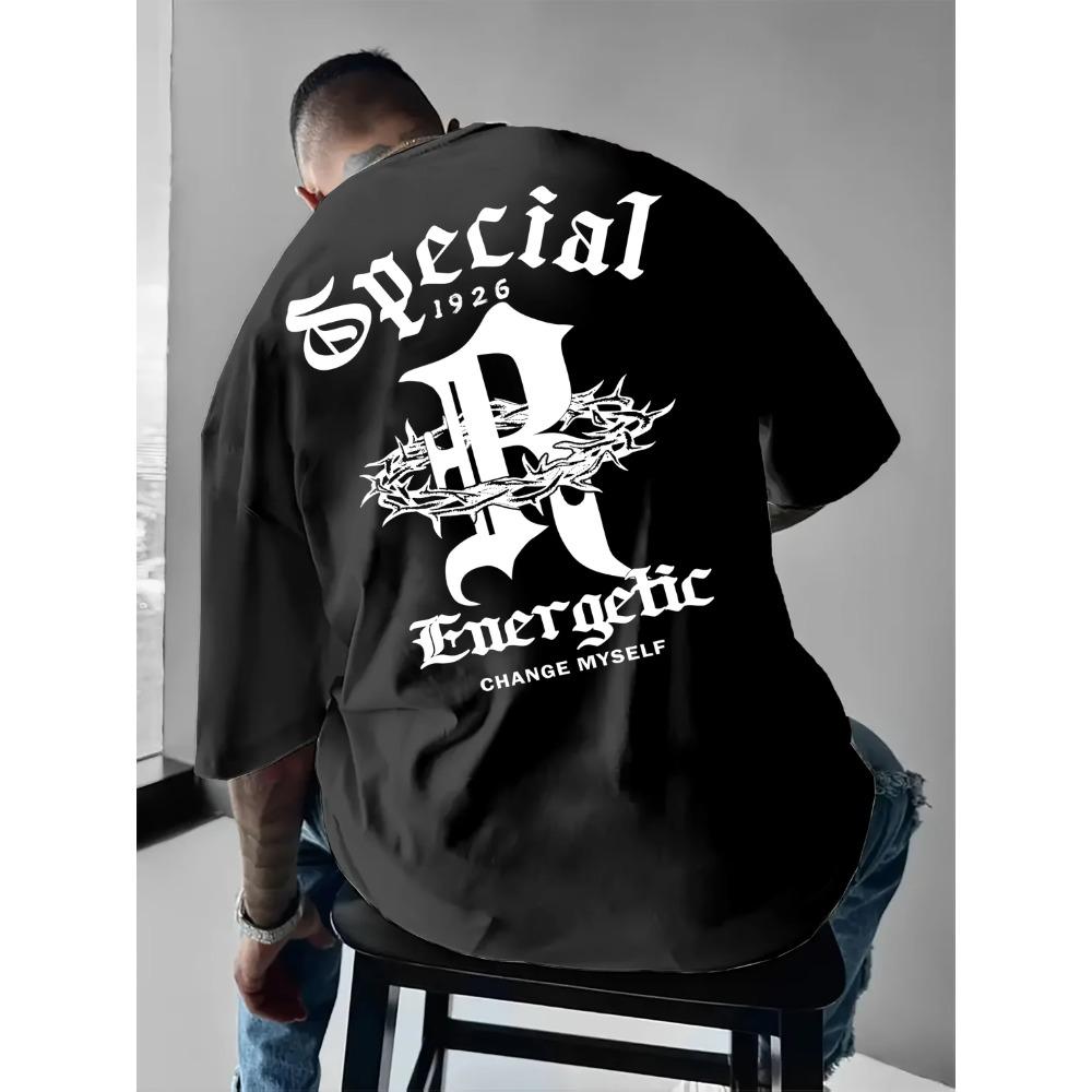 

The 2025 summer new men s T-shirt is casual fashionable soft breathable round-neck short-sleeved and hip-hop men s T-shirt XXXXXL чёрный